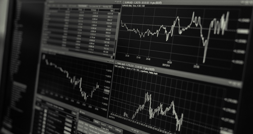 stocks on a computer